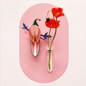 Magneetsticker roze van Groovy Magnets