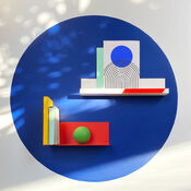 Magneetsticker blauw van Groovy Magnets