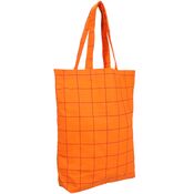 Katoenen Shopper Oranje Ruit van KadoDesign