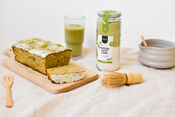 Matcha & latte Cake van Pineut