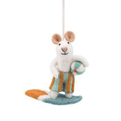 Hanger Muis Surfboy Turquoise van Sjaal met Verhaal