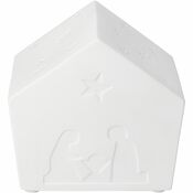 R&auml;der Porselein Lichthuisje Kerststal van R&auml;der
