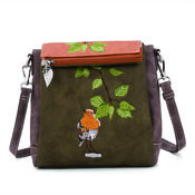 Hi-di-hi Tas Tweet Moss Green Orange van Hi-di-hi