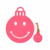 Smiley kerstbal van Vrolijke Dag
